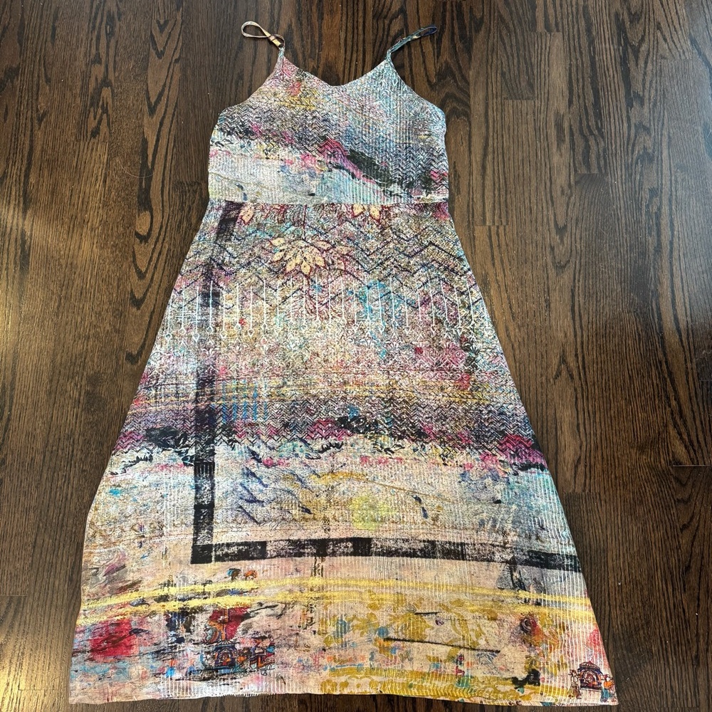 Ya Los Angeles Multicolor Abstract Dress